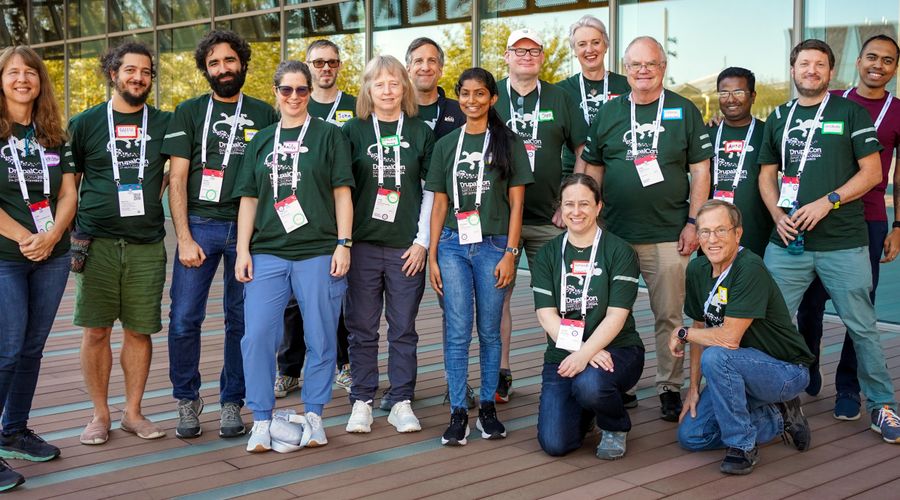 Mentors on Contribution Day at DrupalCon Barcelona